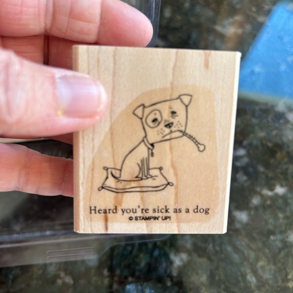 Stampin’ Up! Wellness Wishes set of 3 stamps. Get well wishes. Excellent shape - Picture 5 of 6